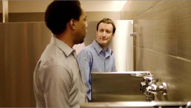 Dan Mengini in NBA commercial shoot