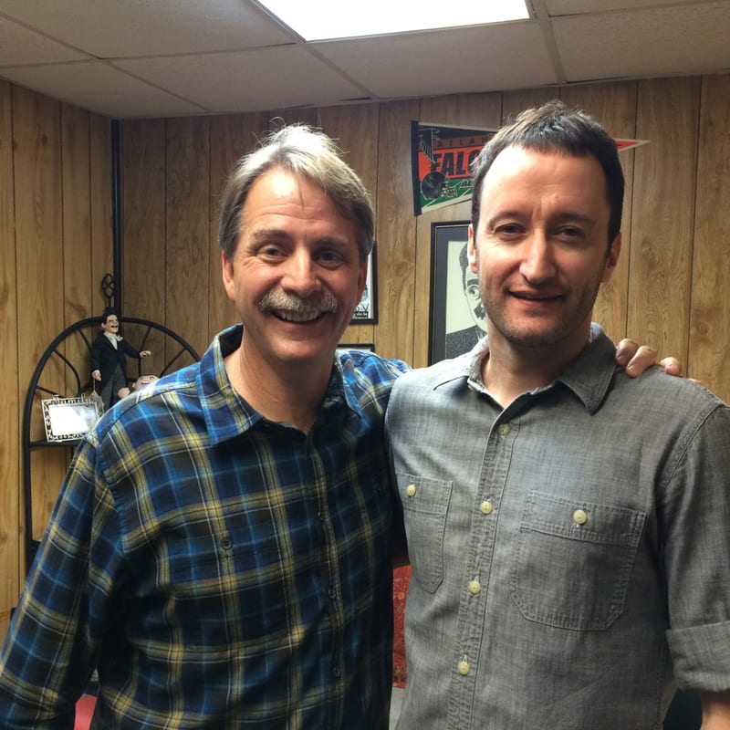 Dan Mengini backstage at a show